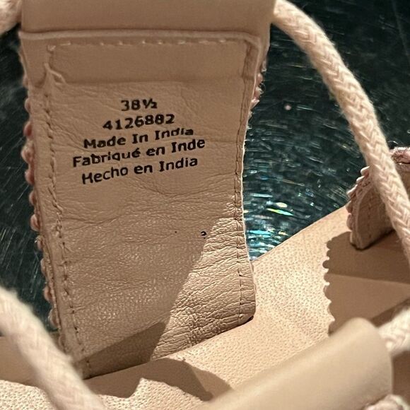 NWT Free People Mantra mirror pink sandals 8.5 - Picture 12 of 14